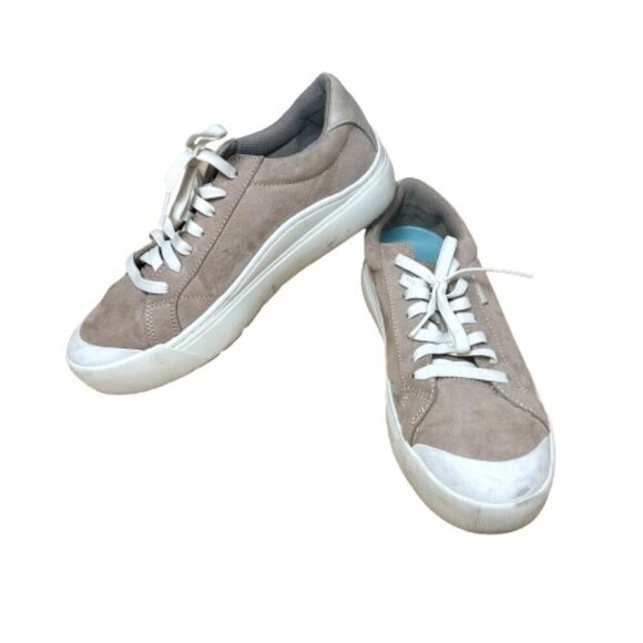 Dr. Scholl’s Women's Time Off Sneaker | Size 8.5 Suede Tennis Shoe - Picture 1 of 9